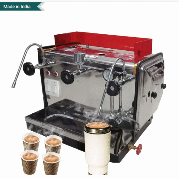 Commercial 24 inch Electric and Gas Operated Indian Coffee Machine
