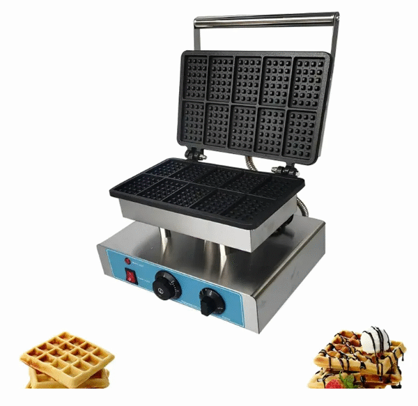 Commercial 10 Slot Rectangle Biscuit Waffle Maker Machine