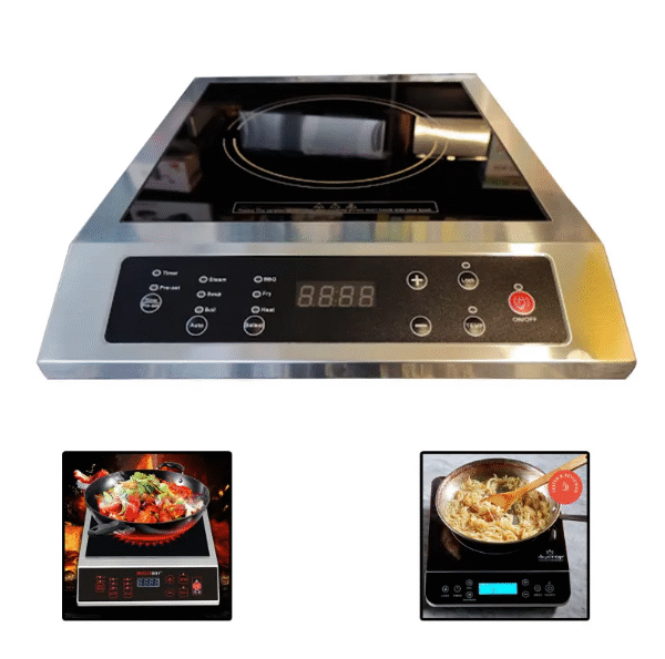 Commercial Induction Cooktop 3.5kW With Soft Touch Push Buttons