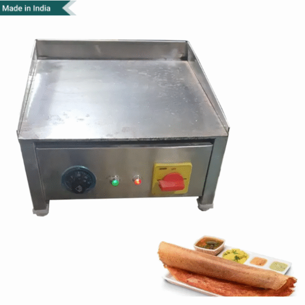 Heavy Duty 15 x 15 inch Dosa Bhatti 2000W, SS Body